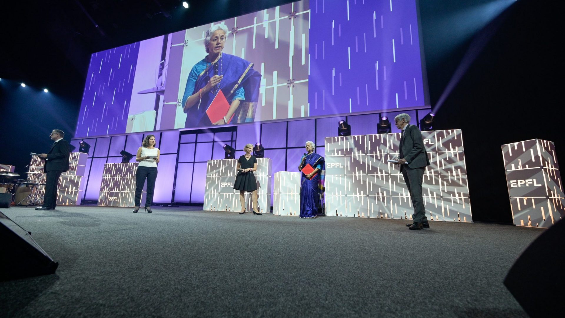 Soumya Swaminathan lors de la Magistrale 2021 © Christian Brun / EPFL, 2021