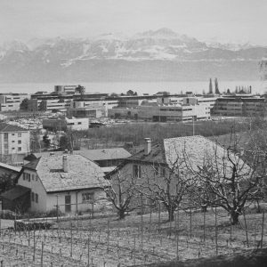 Photo du projet réalisé prise depuis la colline d’Ecublens.